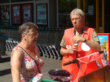 Renny is altijd in voor een goed gesprek